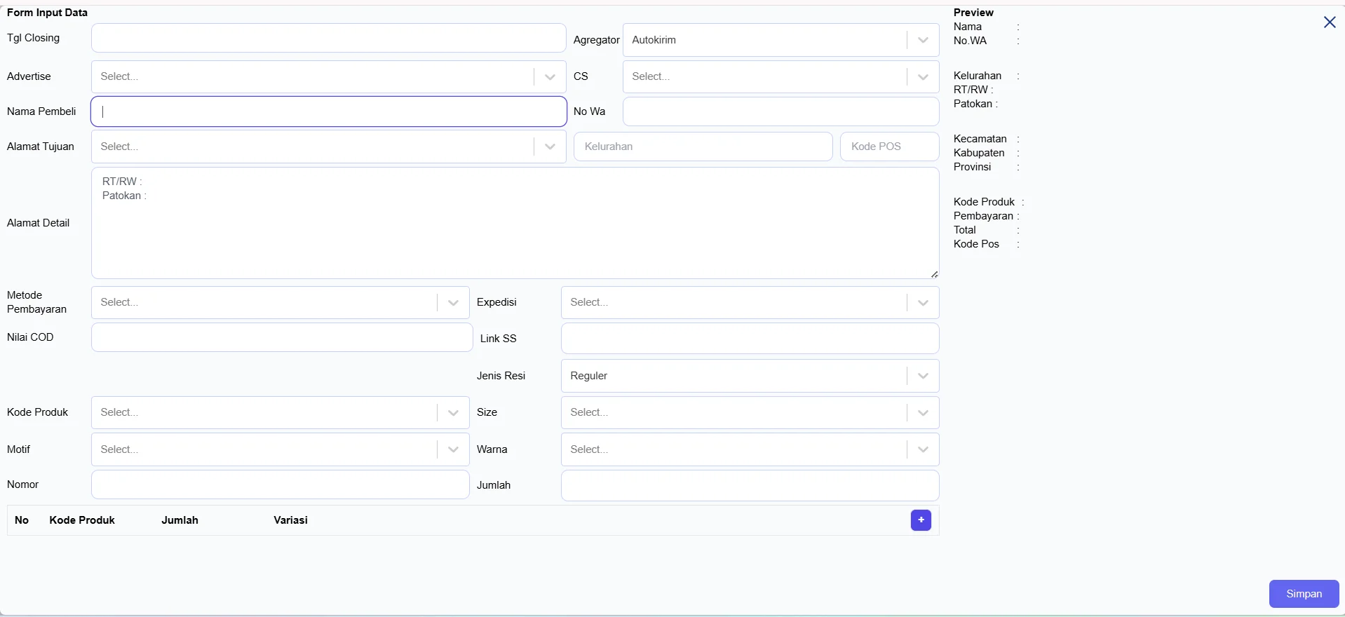 PMStore — Order & CS Management screenshot 2