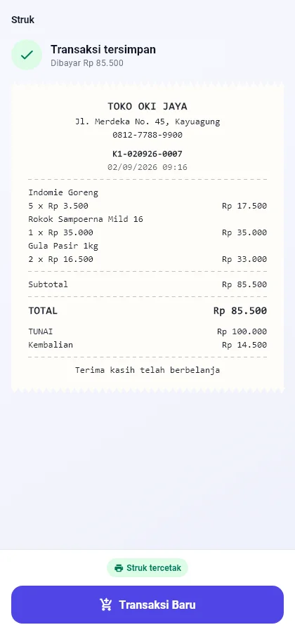 POS OKI — Offline-First Cashier screenshot 4